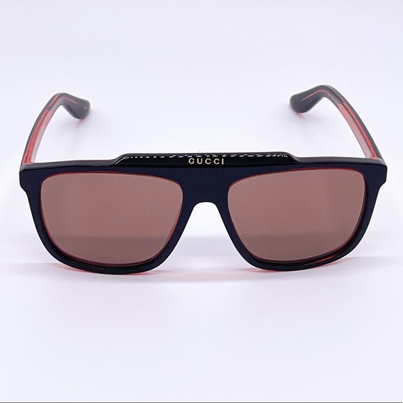 NEW GUCCI GG1039S 003 BLACK RED SUNGLASSES GUCCI - Picture 8 of 14